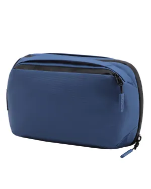 Destinio Electronic Gadget Organizer Bag - Waterproof with Foam Padding - Tech Pouch for Cable, Adapter, Charger, Earphone, Portable Travel Electronics and Accessories Organiser (Blue, 1 Unit)