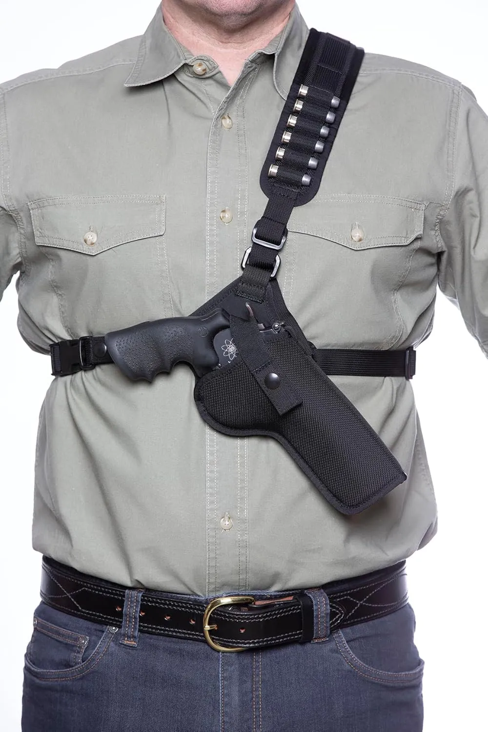 DIAMOND D Outdoors - Denali Chest Holster for Revolver up to 4 5/8” Barrel