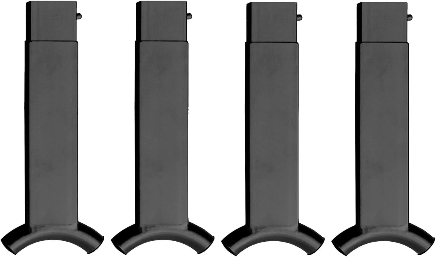 Disc-O-Bed Stack Adapter Kit L & XL Cot Systems to Bunk Beds, Compatible with Both Round and Straight Bed End Frames, Black