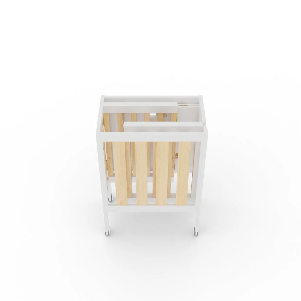 Dixie Folding Cot - White/Natural