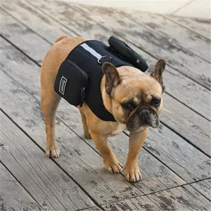 Dog Harness Backpack,Dog Backpack,Dog Hiking Backpack with Side Pockets & Adjustable Strap,Pets Self Carrier Bag for Traveling Camping Hiking