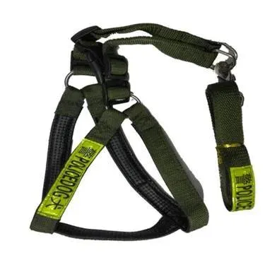 Dog Harness Collar Leash Police Dog Extra Large