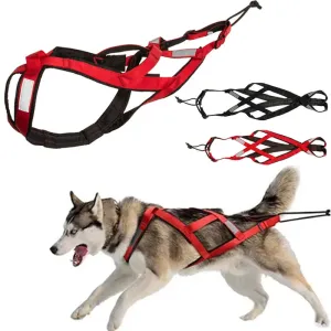 Dog Harness Mushing X Back Training Vest