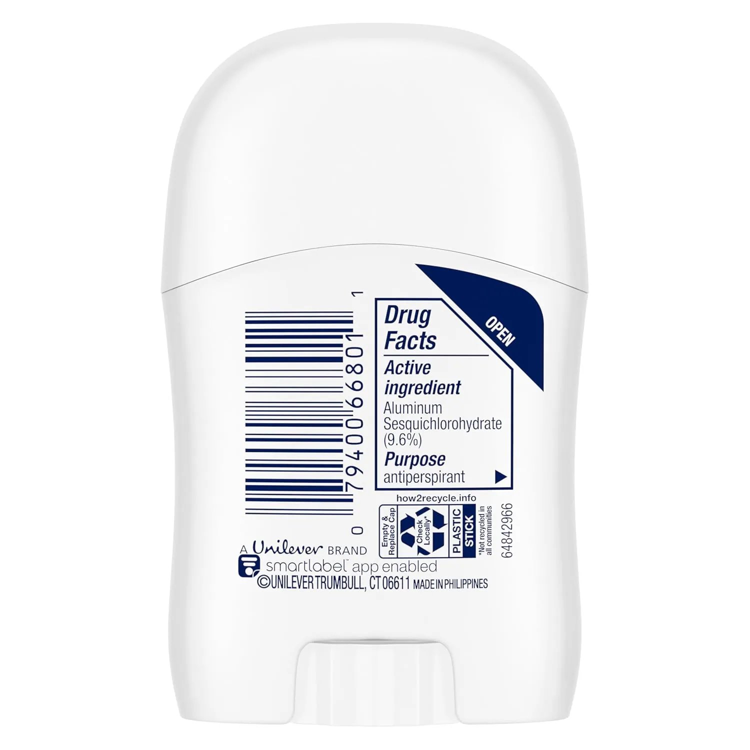 Dove Advanced Care Antiperspirant Deodorant Stick for Women Pack of 36 Clear Finish Trial and Travel Size 0.5 oz