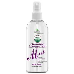 Dr Joe Lab Organic Lavender Mist For Skincare - USDA Certified - Face Spray - Sensitive and Dry Skin - Soothing & Relaxing - Lavender Essential Oil & Glycerin Spray (4 oz)