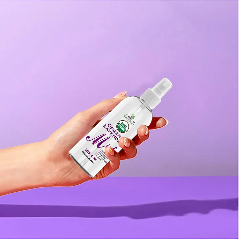 Dr Joe Lab Organic Lavender Mist For Skincare - USDA Certified - Face Spray - Sensitive and Dry Skin - Soothing & Relaxing - Lavender Essential Oil & Glycerin Spray (4 oz)