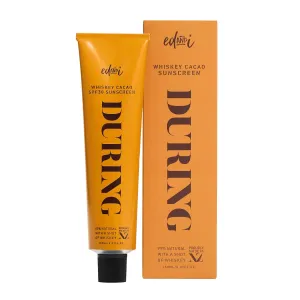 DURING SPF 30 Sunscreen Body Lotion Whiskey Cacao, Moisturizing Sunblock with Vitamin E, Oxybenzone Free, 5.07 oz