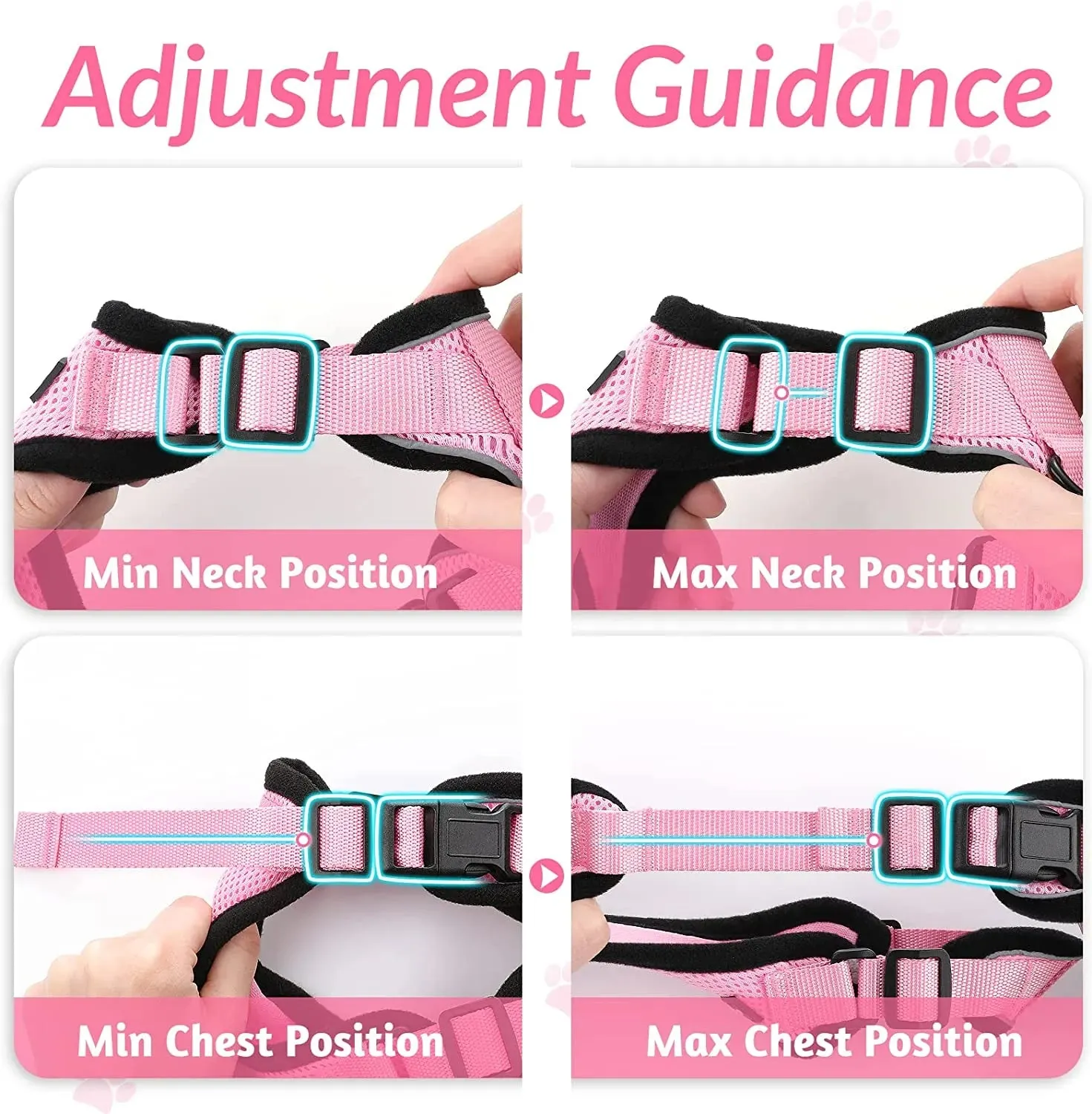 Easy Control Soft Mesh Cat Harness