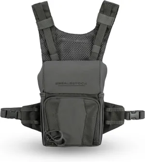 Eberlestock Recon Modular Bino Pack - Advanced Binocular Harness System with Customizable Attachments - Gray - Large