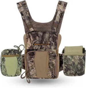 Eberlestock Recon Modular Bino Pack (Large), Rangefinder Pouch, and Utility Pouch Bundle - Mirage - Advanced Binocular Harness System with Customizable Attachments