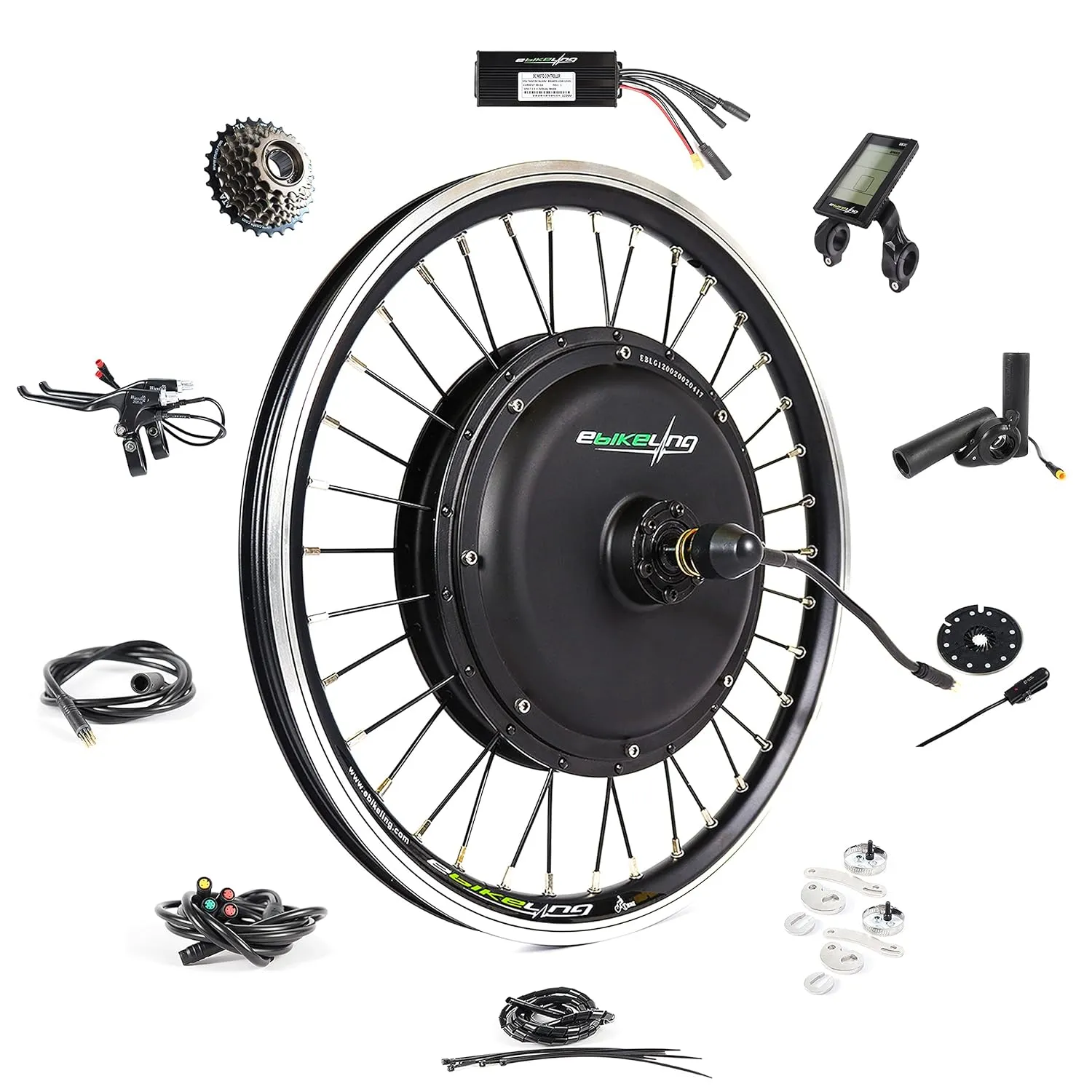 eBikeling Ebike Conversion Kit 48V 1200W, Rear Wheel 20" Electric Bike Conversion Kit, Add On Electric Bike Kit, High Performance, Waterproof Design for Easy Installation, Efficient Commuting Solution