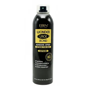 Ebin New York Wonder Lace Bond Adhesive Spray Extreme Firm Hold 14.2oz - Supreme