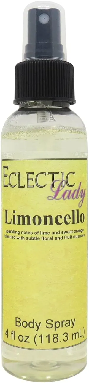 Eclectic Lady Limoncello Body Spray, 8 ounces, Body Mist for Women with Clean, Light & Gentle Fragrance, Cologne with Soft, Subtle Aroma For Daily Use