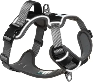 Embark Adventure Dog Harness, Reflective Trim No Pull Dog Harness for Large Dogs - Military Grade Nylon, Front Clip with Gel Lined Handle. Soft & Padded Puppy for Any Breed