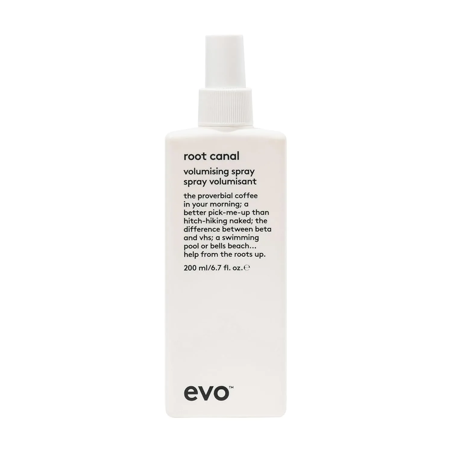 EVO Root Canal Volumizing Spray - Texture Boost Supports Roots Natural Thickening Lightweight Hair Styling Spray