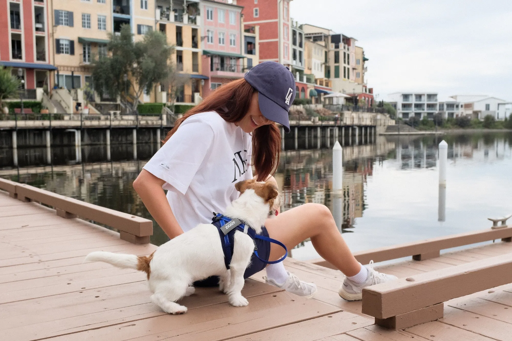 EzyDog FormFit Mesh Harness Blue