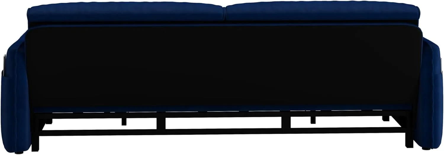 FANYE 63.8" W Living Room Queen Size Sofabed 3 in 1 Convertible Sleeper Sofa Lounge Chaise Daybed, Oversized Loveseat Sofa&Couch W/Pull Out Sleep Couch Bed and Pillow Armrests for Home Apartment