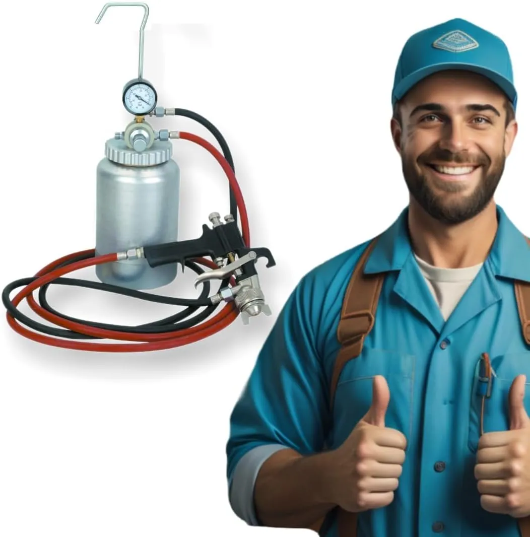 Fits Central Pneumatic 64 oz. Air Spray Gun Kit - Sprays with Pinpoint Accuracy for Quality Work on Industrial, Commercial, Farm, or Home Projects