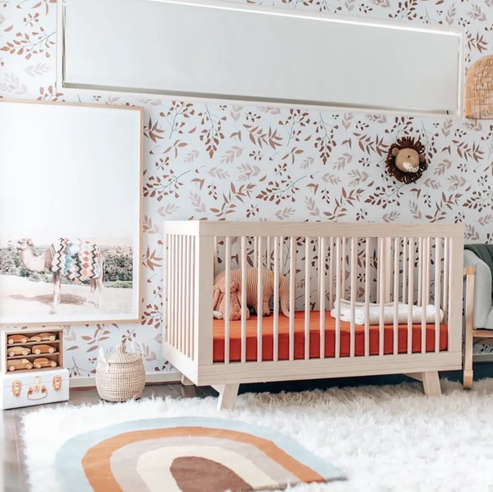 Fitted Cot Sheet - Clay