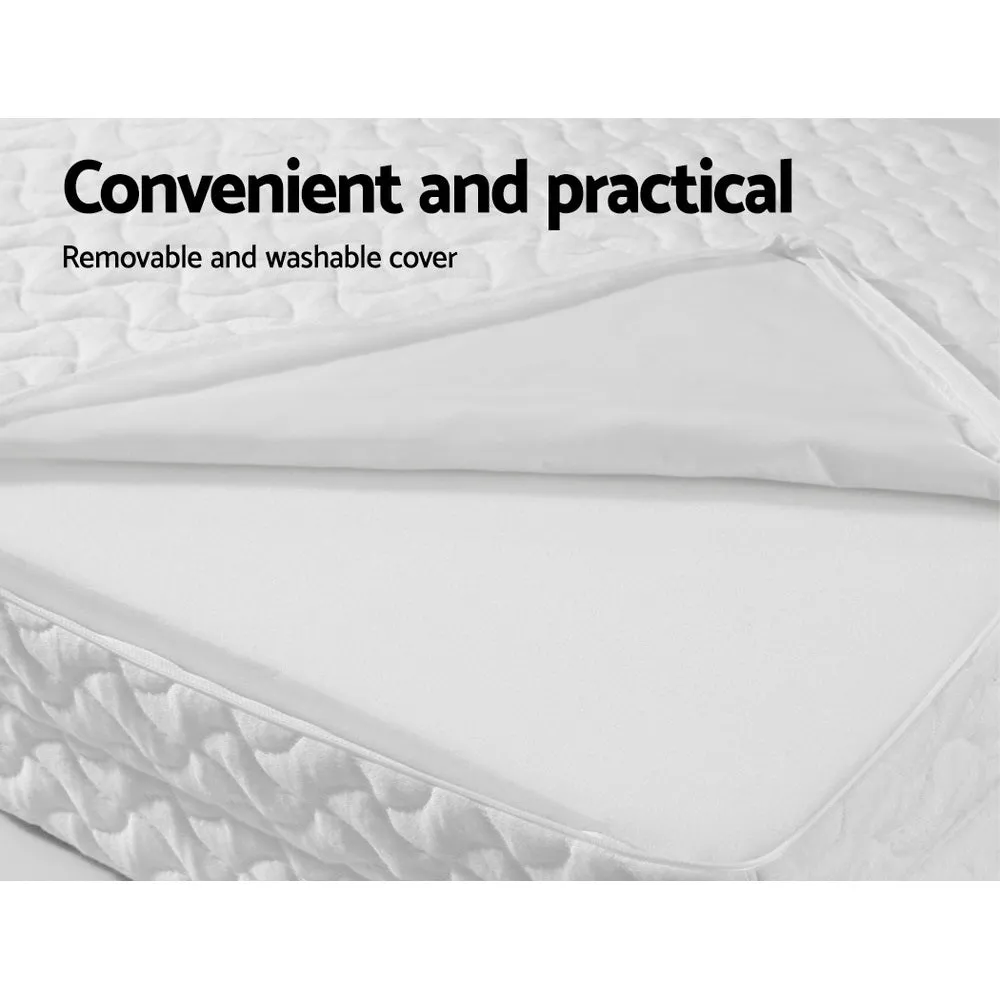 Foldable Cot Mattress with Bamboo Cover