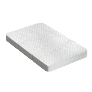 Foldable Cot Mattress with Bamboo Cover