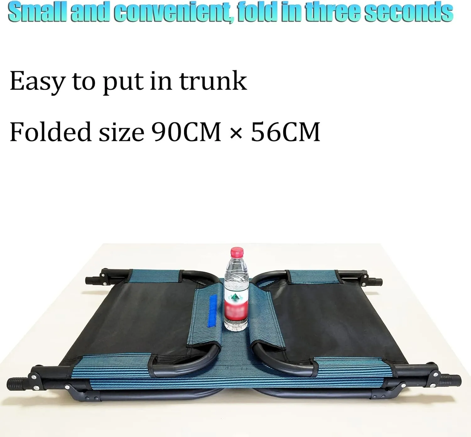 Folding Bed, Heavy Duty Sturdy Camp Beds for Adults, Sleeping Cot Supports 280kg Folding Steel Frame Portable with Carrying Bag