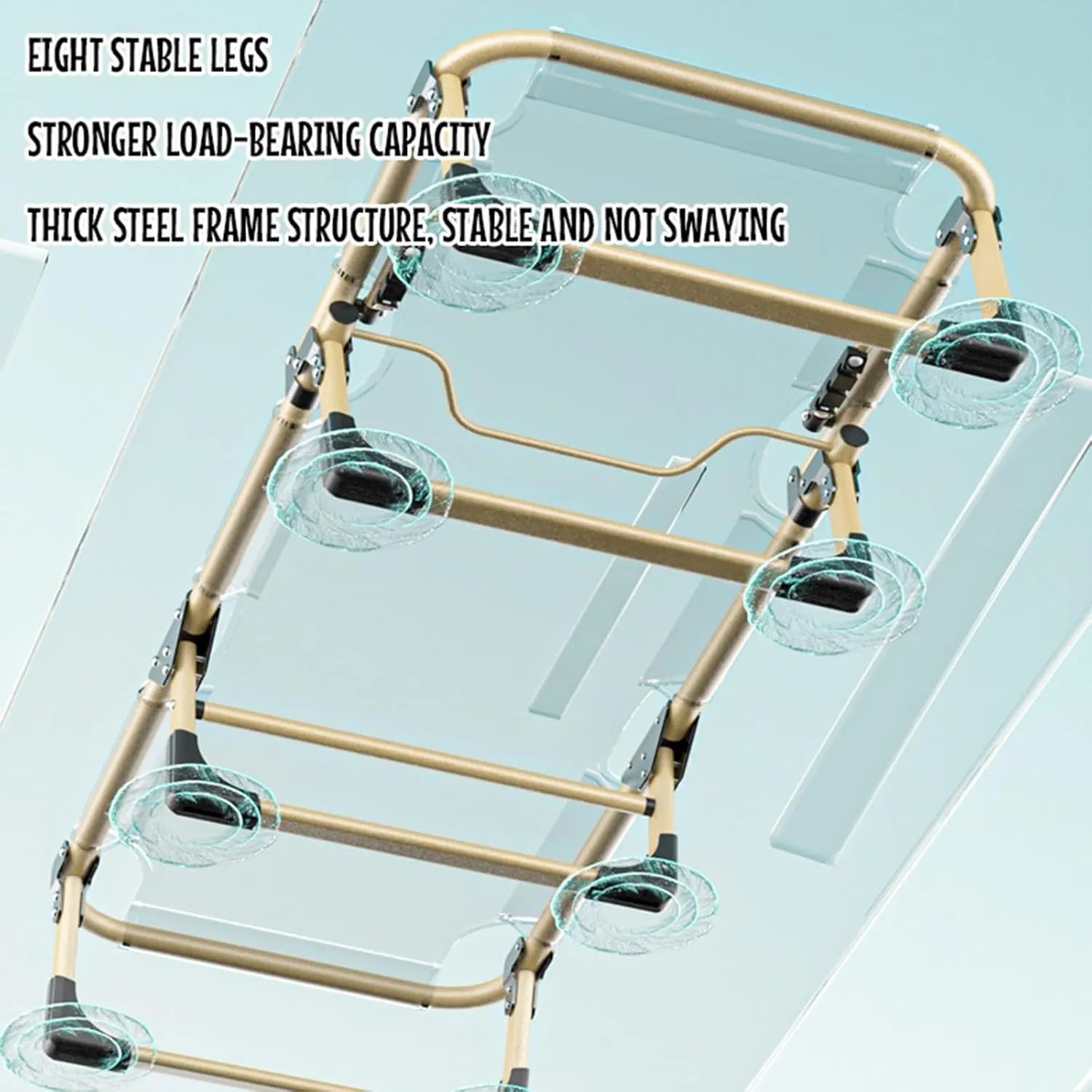 Folding Camping Cot for Adults, Folding Camping Bed, Portable Outdoor Bed, 5Position Heavy Duty Sleeping Cots with Mattress, for Travel, Office, Home