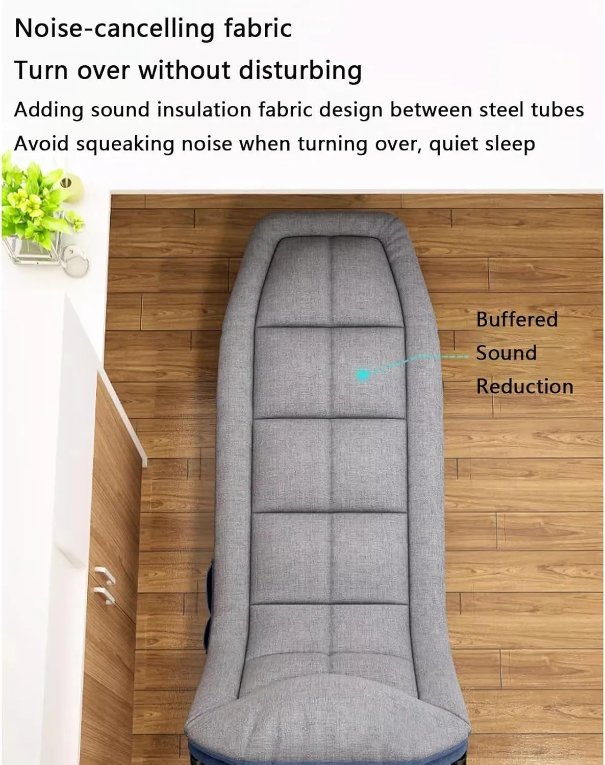 Folding Camping Cot for Adults w/Pillow Portable Adjustable 5-Position Sleeping Cot Bed Reclining Folding Chaise Outdoor Patio Folding Lounge Chair