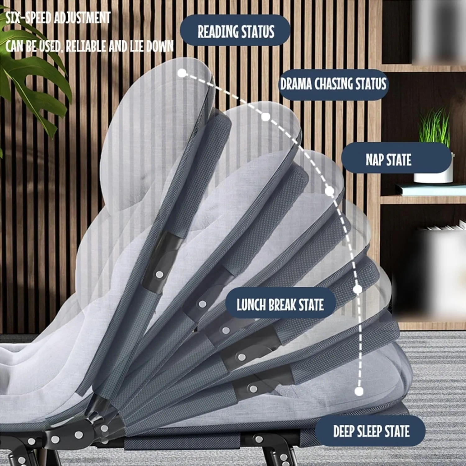 Folding Camping Cot w/Mattress for Adults 5-Position Adjustable Portable Sleeping Bed Heavy Duty Sturdy Camp Bed Extra Wide for Travel Outdoor Office Indoor Fishing