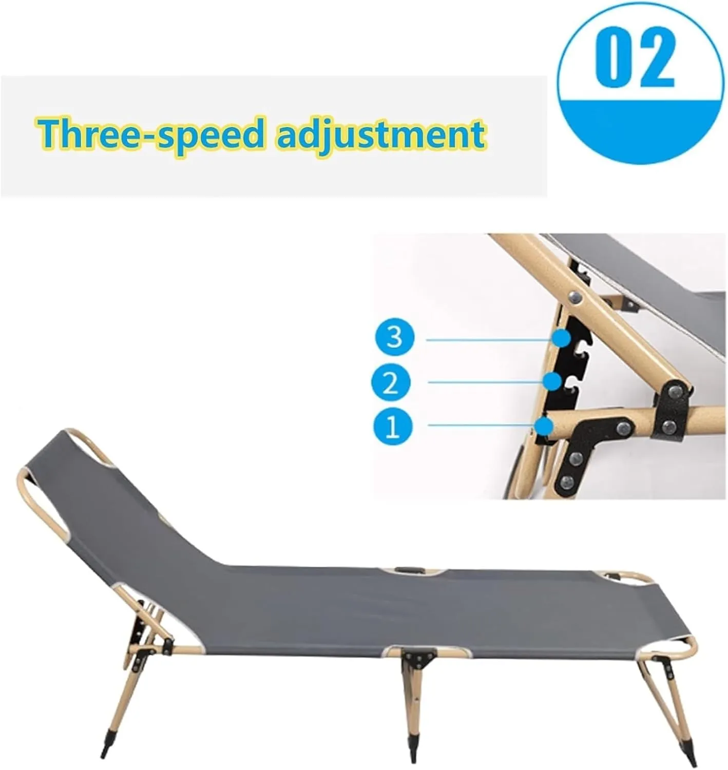 Folding Camping Cot,Camping Cot for Adults, Portable Oxford Cloth Sleeping Bed Outdoor Lightweight Cots for Adults for Camping Beach Lounging BBQ Hiking Office