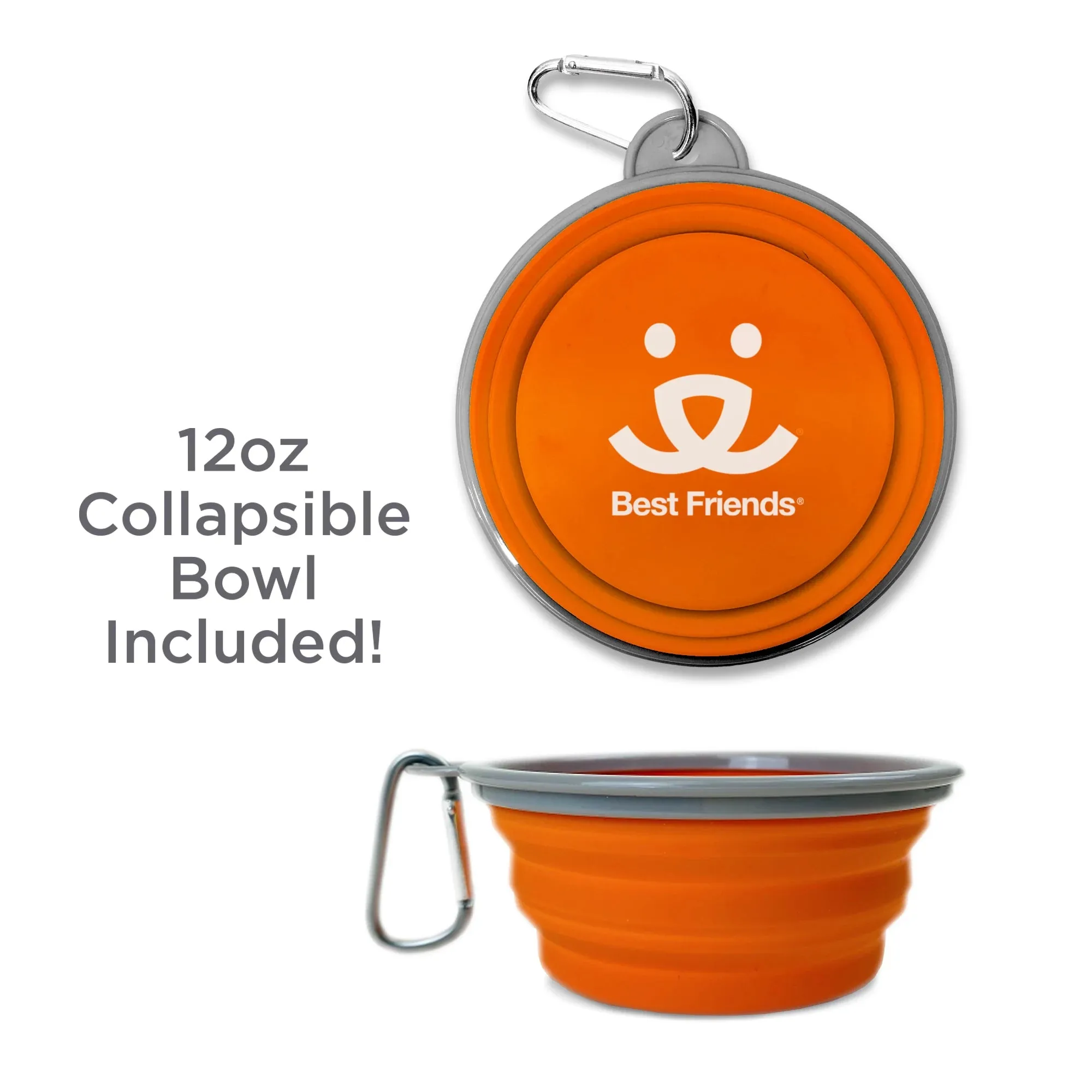 Folding Pet Cot w/Collapsible bowl