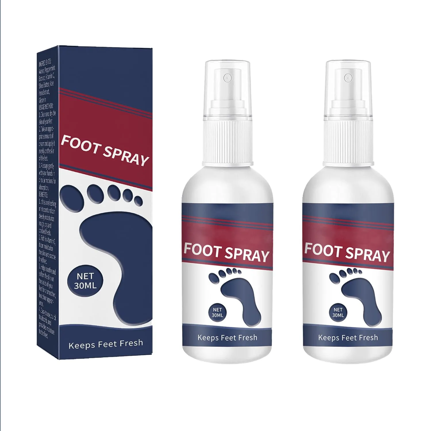 Foot Santizer Spray With TeaTreeOill, TeaTreeOill Foot Spray For Repair Dry And Cracked Skin,Foot Care Agent,Soothing Foot Care,Foot Fresh Mist For Dry, Rough, Peeling