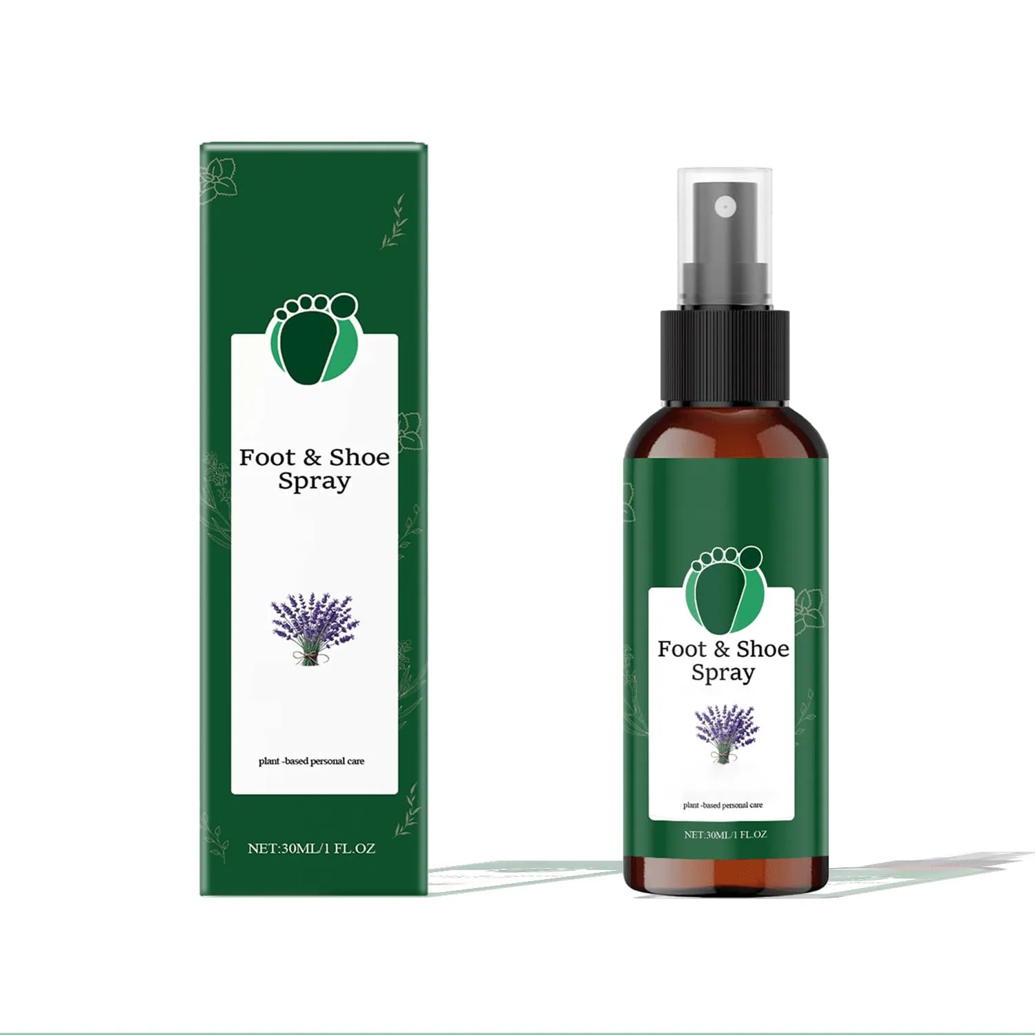Foot Santizer Spray,FootAndShoeSpray With With Lavender Extract,Peppermint Oil,FootSpray,FootCareSpray For Repair Dry And Cracked Skin,Foot Antiperspirant Spray,Soothing,Cooling,Moisturizes