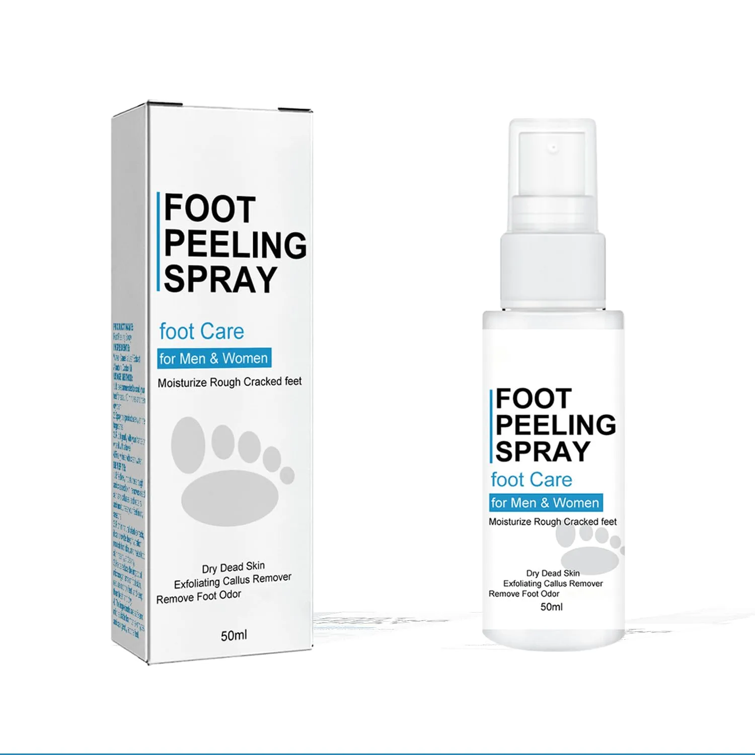 Foot Santizer Spray,FootPeelingSpray,Moisturizing,Keep Fresh,FootCareSpray With Camellia Leaf Extract,FootSpray For Repair Dry And Cracked Skin,Foot Antiperspirant Spray For Dry, Rough, Peeling