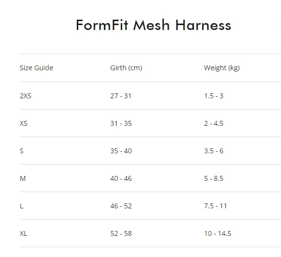 FORMFIT Mesh Harness | Purple