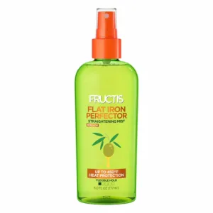 Fructis Flat Iron Perfector, Heat Protection Hair Spray, Argan Oil, 6 Fl Oz Pack of 6