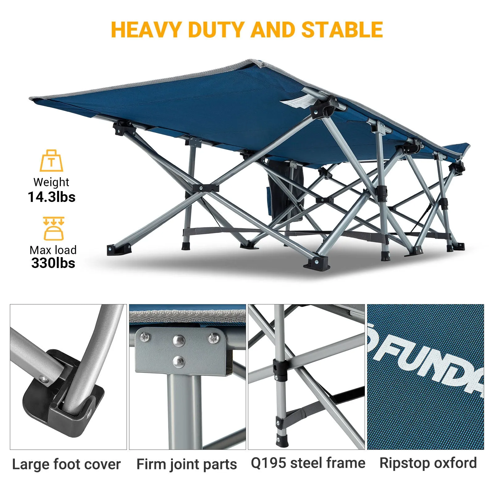 FUNDANGO Folding Cot