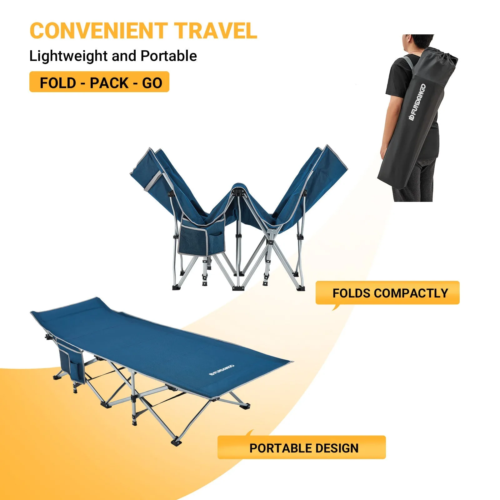 FUNDANGO Folding Cot