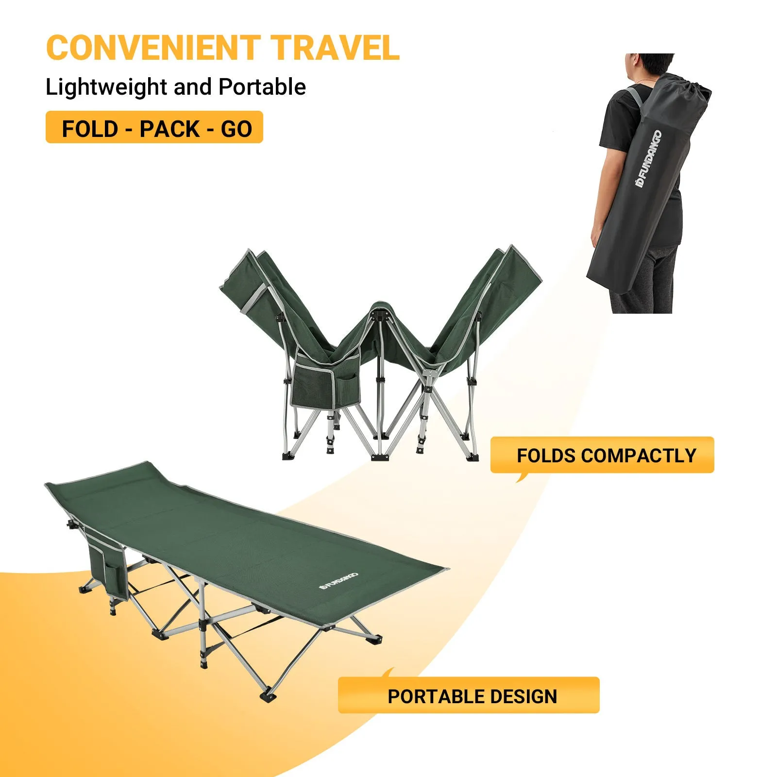 FUNDANGO Folding Cot