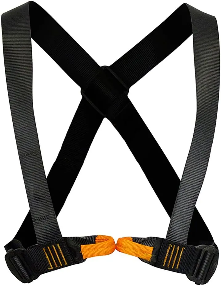 Fusion Climb Tyche Chest Rescue Zipline Harness 23kN M-L Black