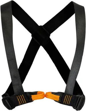Fusion Climb Tyche Chest Rescue Zipline Harness 23kN M-L Black