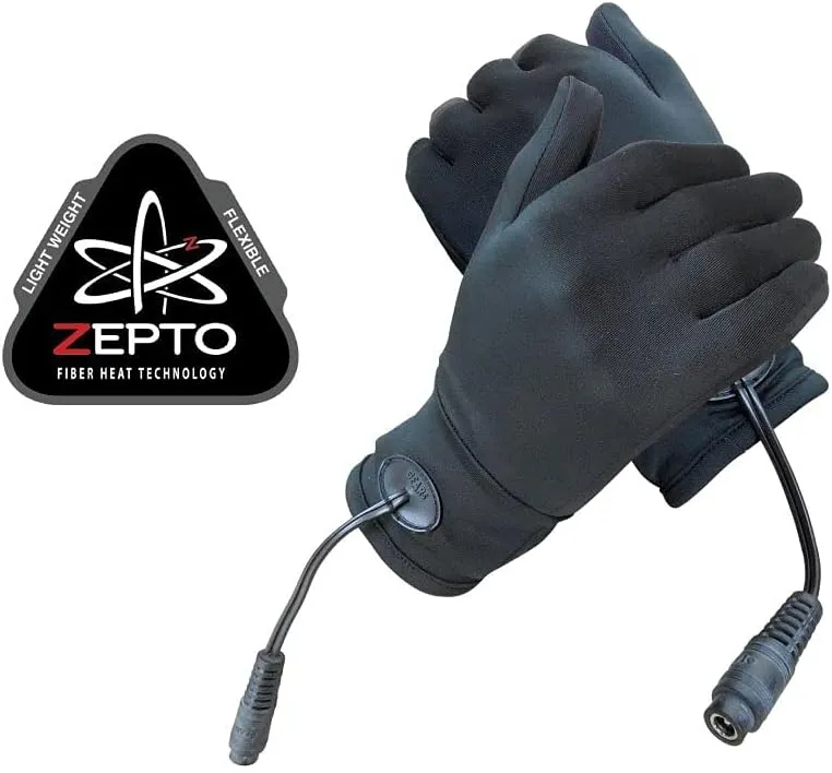 GEARS Gen-X4 Heated Glove Liners   Portable Battery   Y-Cord Combo | Rechargeable Electric Heated Glove Liners for Motorcycle Riders, Ski, Snowboard, Snowmobile, Sports, Cold Outdoors (Medium/Large)