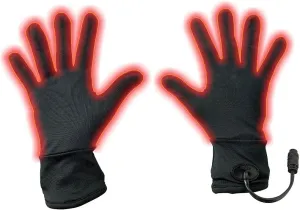 GEARS Gen-X4 Heated Glove Liners   Portable Battery   Y-Cord Combo | Rechargeable Electric Heated Glove Liners for Motorcycle Riders, Ski, Snowboard, Snowmobile, Sports, Cold Outdoors (Medium/Large)