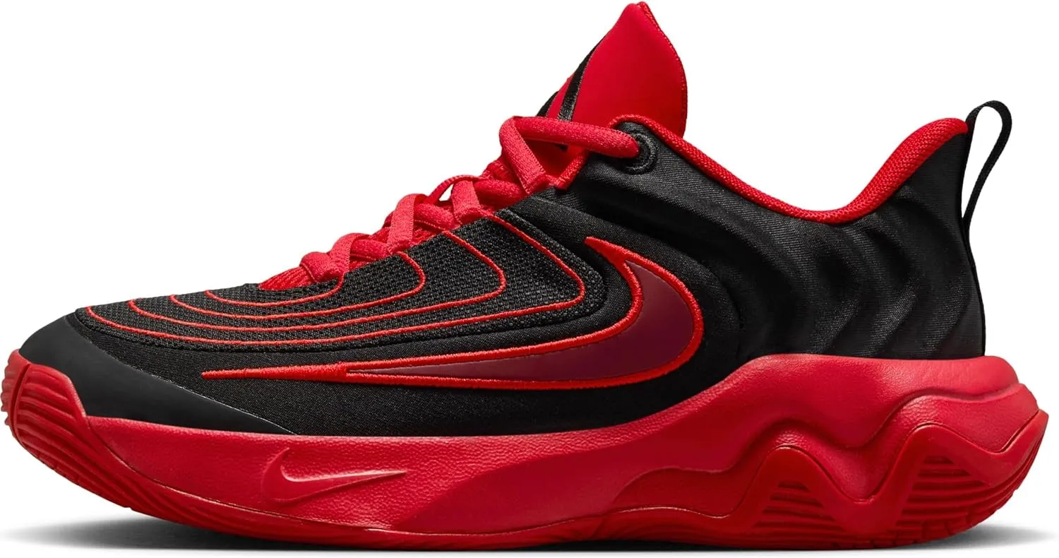 Giannis Immortality 4 Big Kids' Basketball Shoes (FZ6734-005, Black/University Red/Team Red)