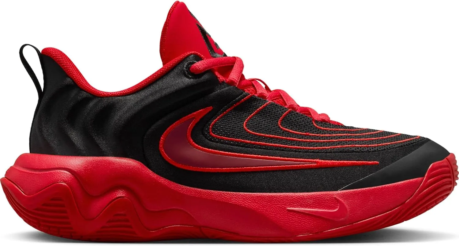 Giannis Immortality 4 Big Kids' Basketball Shoes (FZ6734-005, Black/University Red/Team Red)
