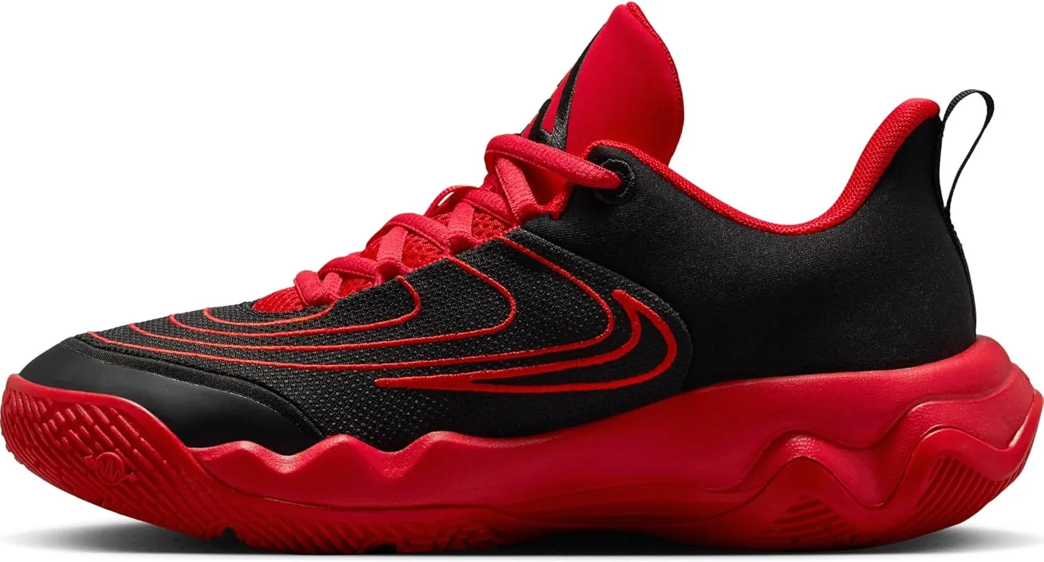 Giannis Immortality 4 Big Kids' Basketball Shoes (FZ6734-005, Black/University Red/Team Red)