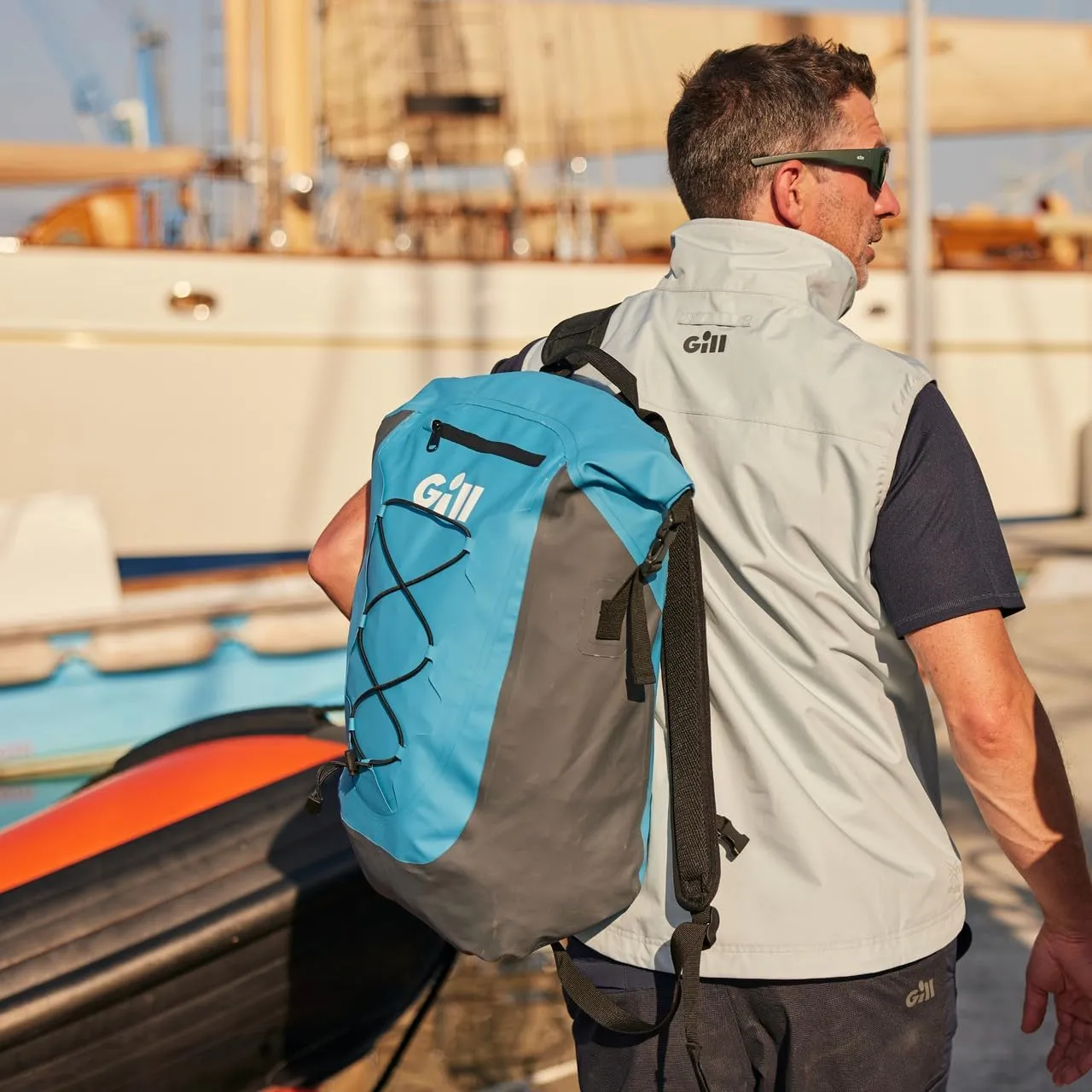 Gill Special Edition Voyager Kit Pack Back Pack Waterproof & Puncture Resistant for Water Sport, Gym, Beach, Boating, Travel