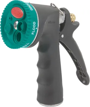 Gilmour Medium Duty Garden Hose Nozzle with 7 Pre-Set Spray Patterns, Water Hose Nozzle for Watering Garden or Lawn