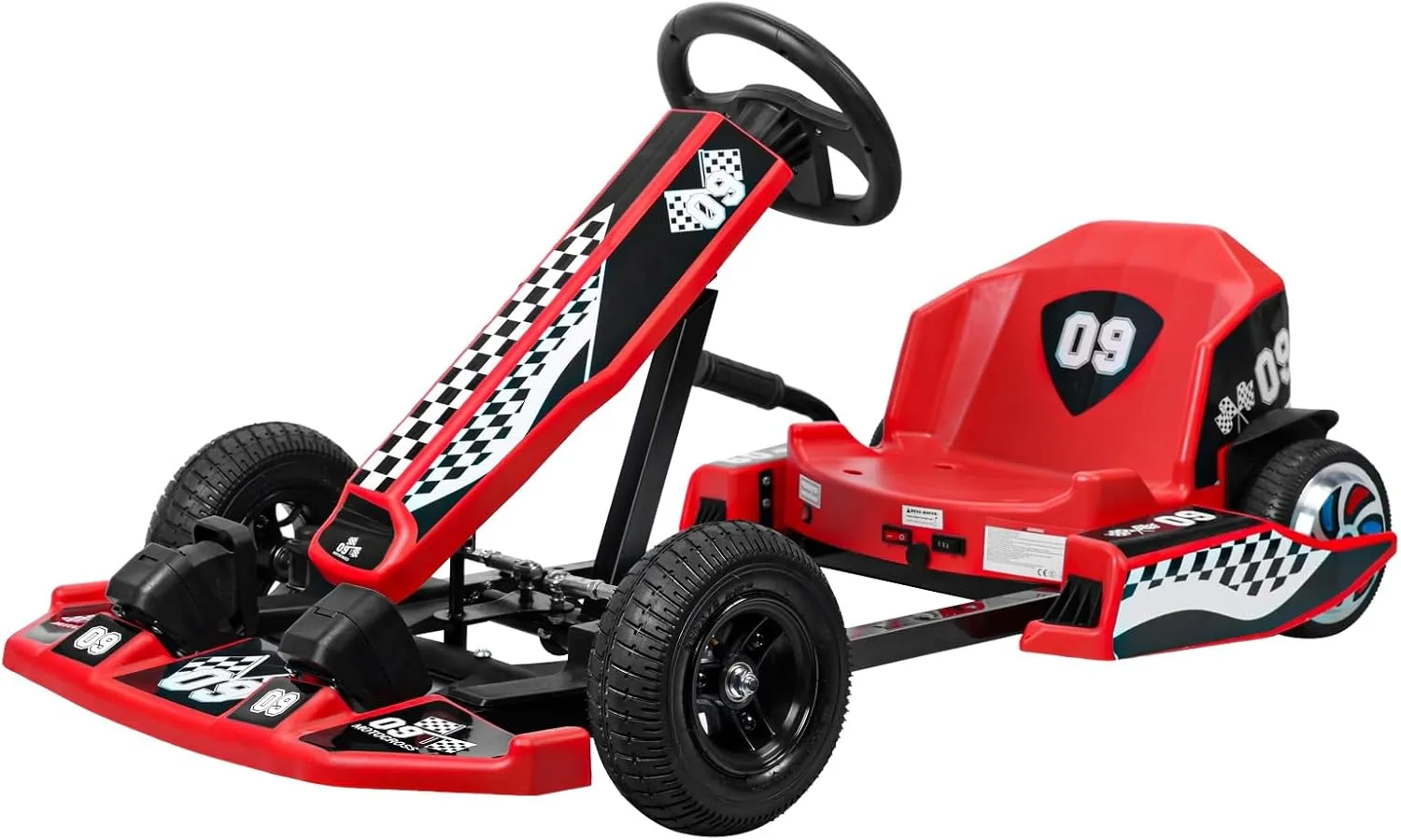 Go Kart 36V Electric Drift Kart Car with Adjustable Seat 16 MPH Child Electric Drift Go-Kart 350W Powerful Motor Outdoor Ride on Toy Drift/Sport Mode High-Speed Racing and Immersive Gaming