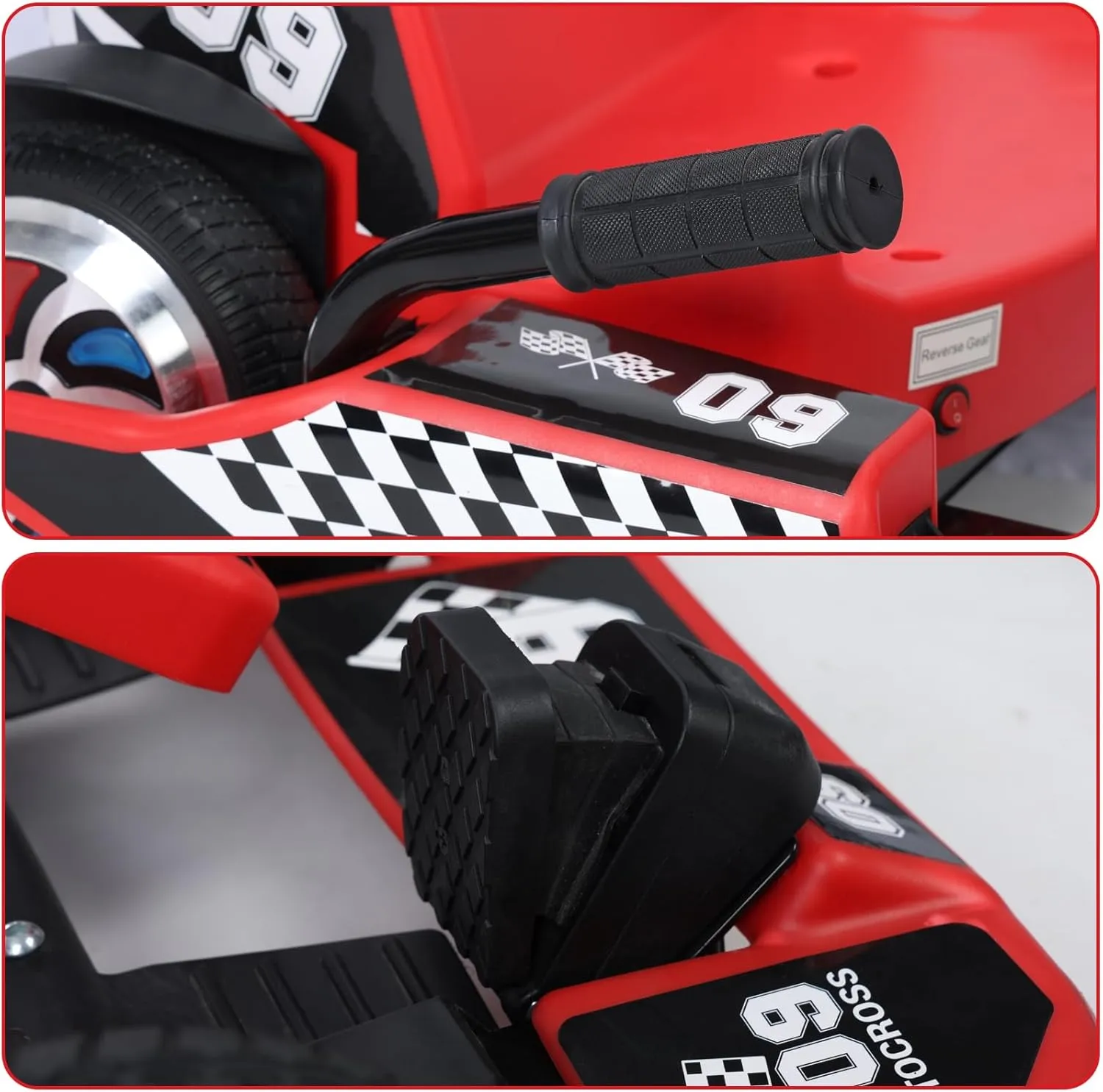Go Kart 36V Electric Drift Kart Car with Adjustable Seat 16 MPH Child Electric Drift Go-Kart 350W Powerful Motor Outdoor Ride on Toy Drift/Sport Mode High-Speed Racing and Immersive Gaming